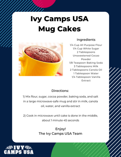 Ivy Camps USA Mug Cakes