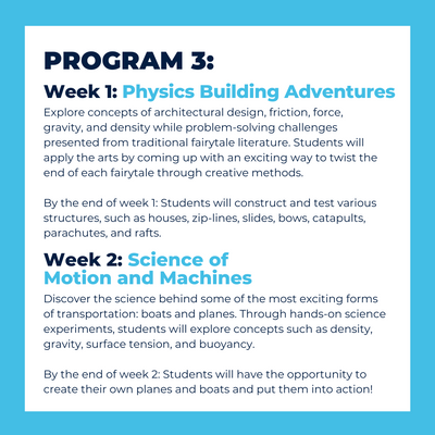 Science & Engineering Summer Camps